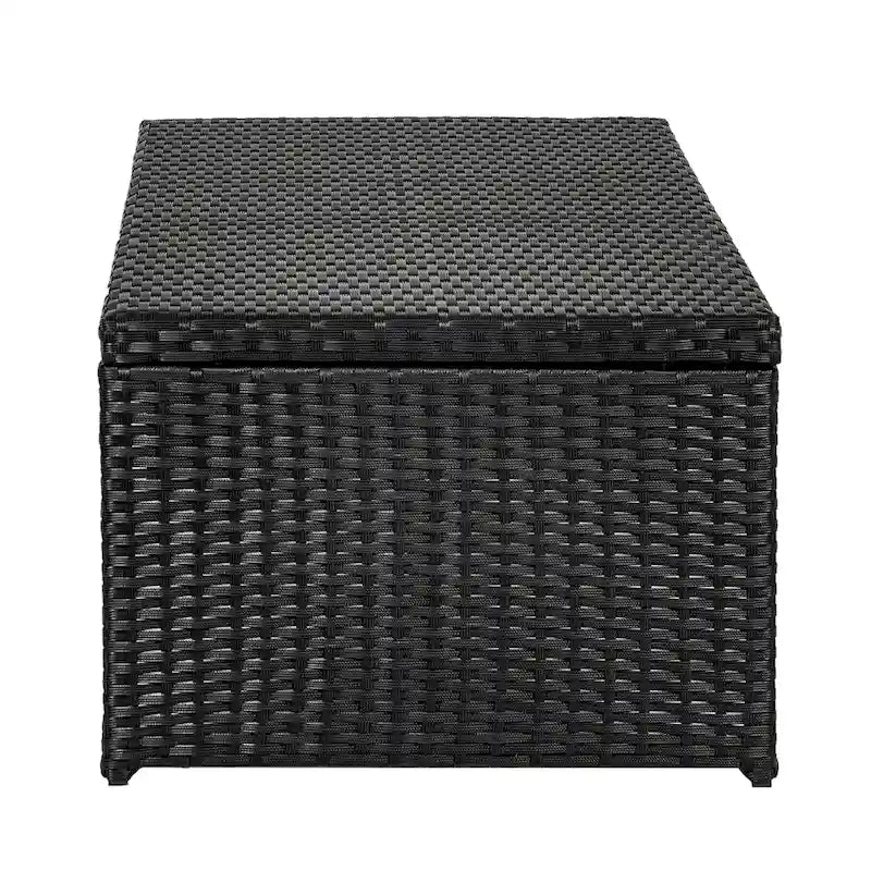 Audy Mobilier de jardin en rotin 4 pièces avec coussins