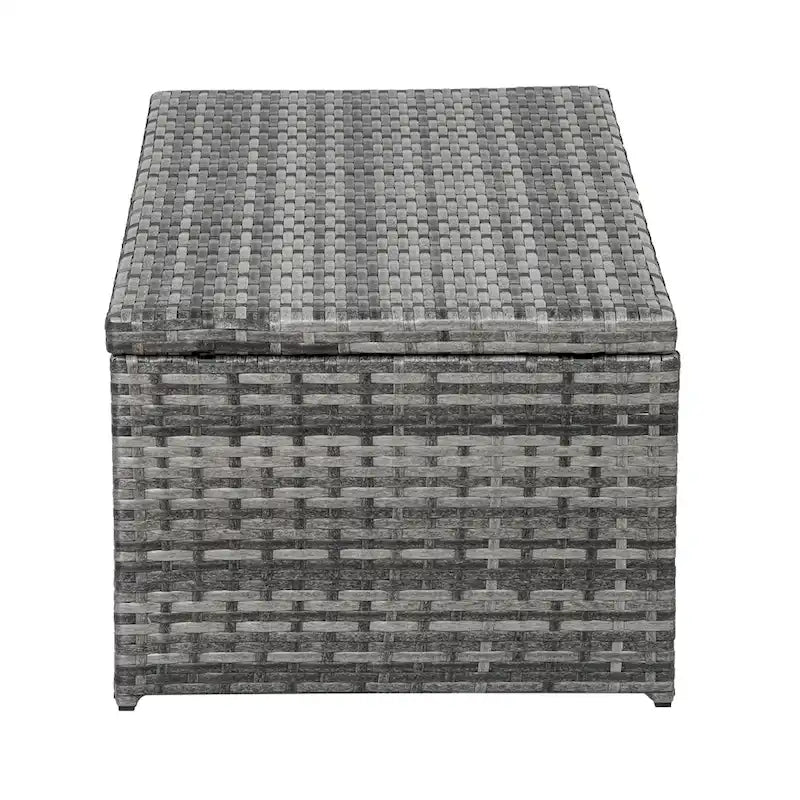 Audy Mobilier de jardin en rotin 4 pièces avec coussins