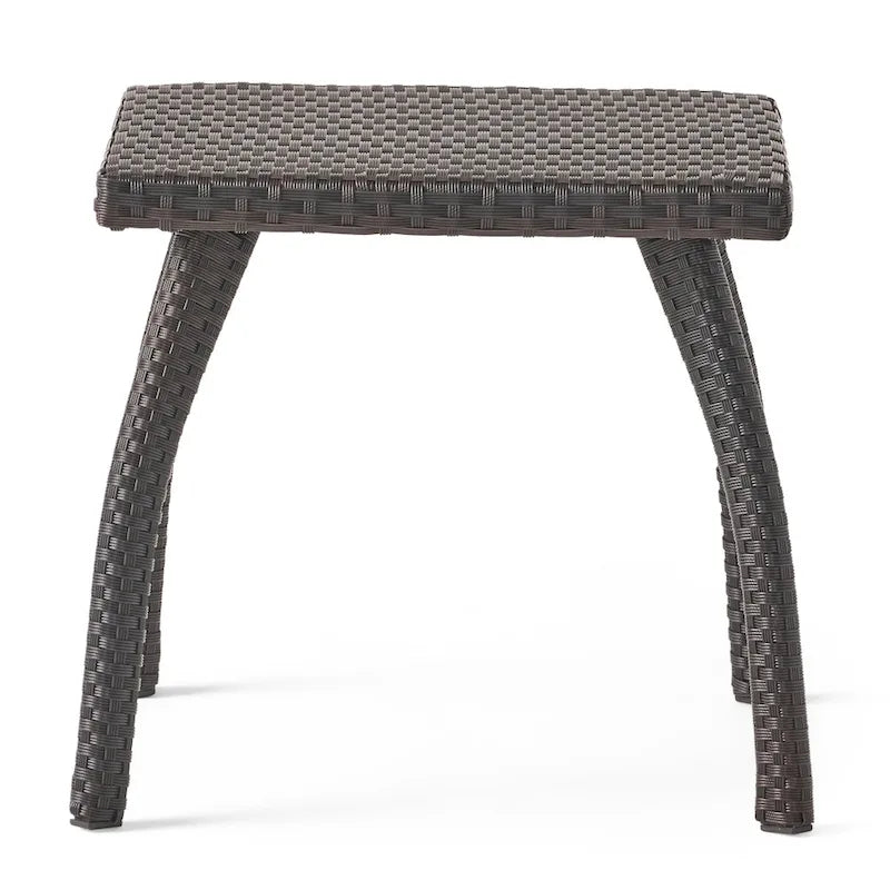 Table d'appoint d'extérieur en osier Honolulu de Christopher Knight Home