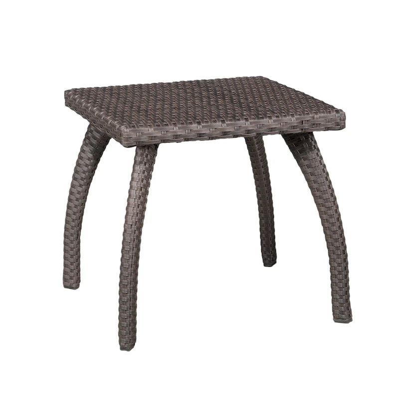 Table d'appoint d'extérieur en osier Honolulu de Christopher Knight Home