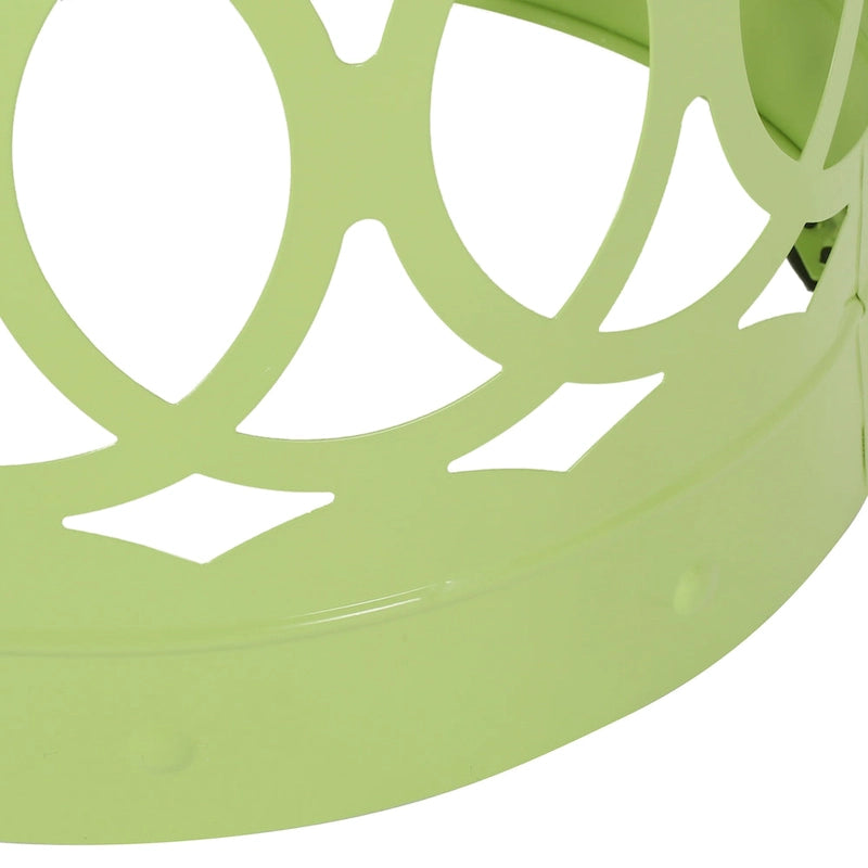 Tables d'appoint Mellie d'extérieur en métal (lot de 2) par Christopher Knight Home