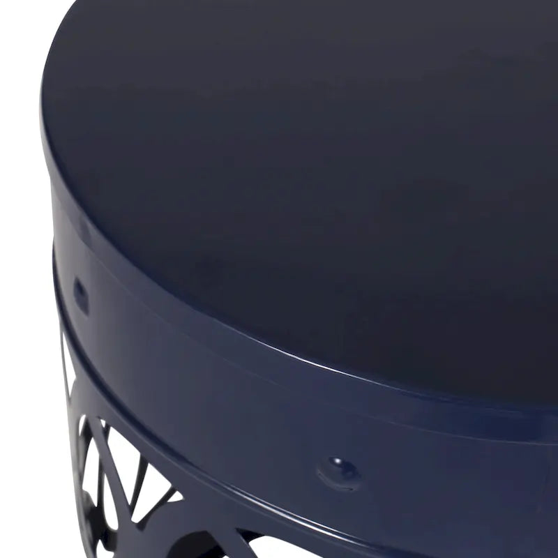 Tables d'appoint Mellie d'extérieur en métal (lot de 2) par Christopher Knight Home
