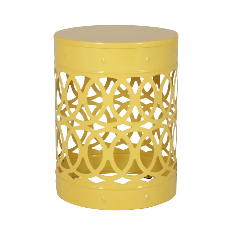Tables d'appoint Mellie d'extérieur en métal (lot de 2) par Christopher Knight Home