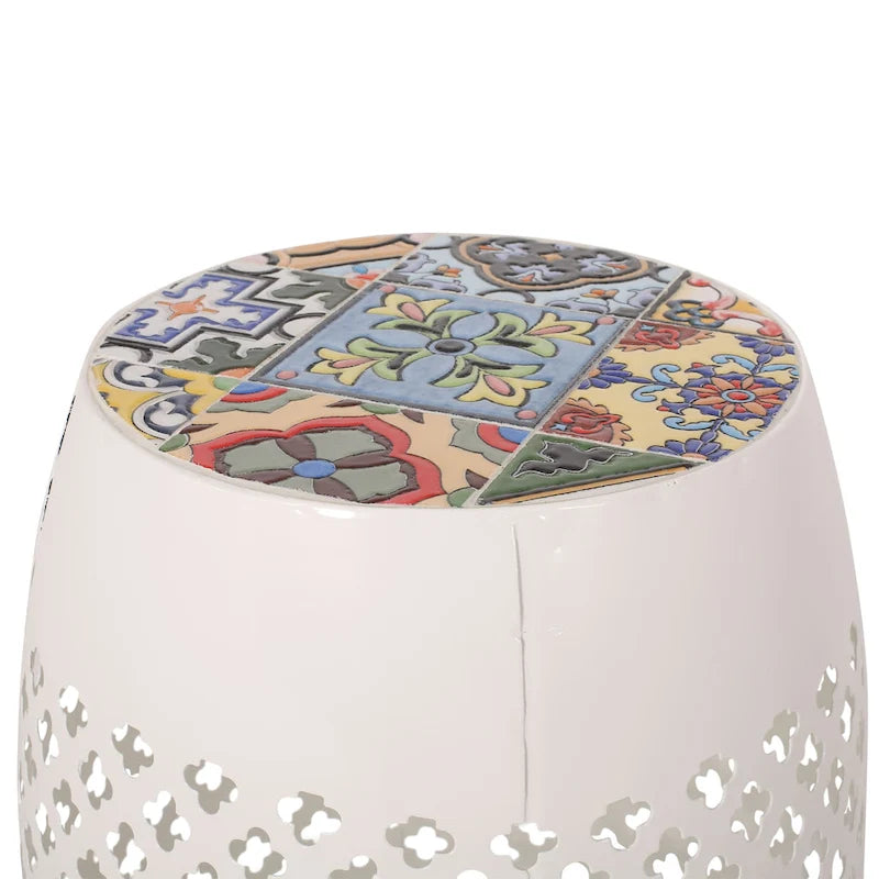 Table d'appoint Roswell Outdoor Lace Cut de Christopher Knight Home