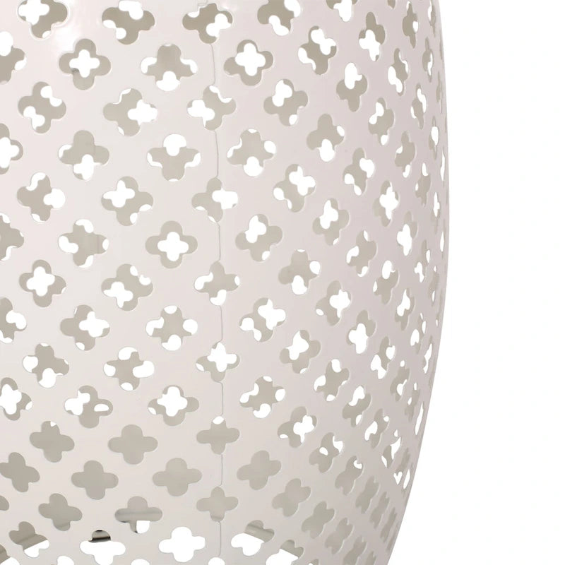 Table d'appoint Roswell Outdoor Lace Cut de Christopher Knight Home