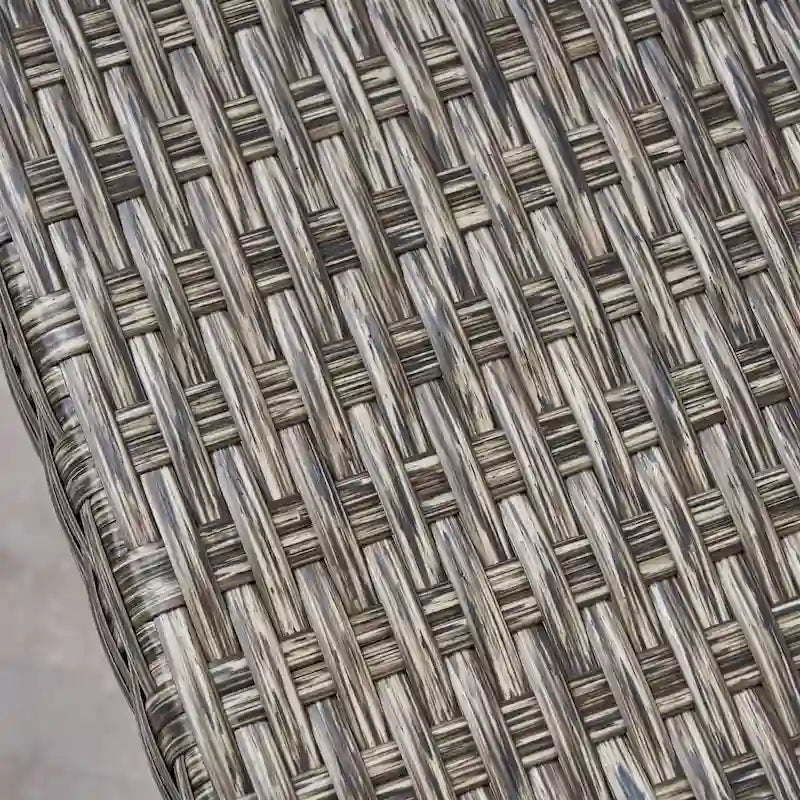 Ensemble de conversation extérieur 5 pièces Hampton Wicker/bois d'acacia par Christopher Knight Home
