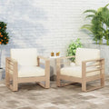 Fauteuils de club en aluminium Maya Bay (lot de 2) par Christopher Knight Home