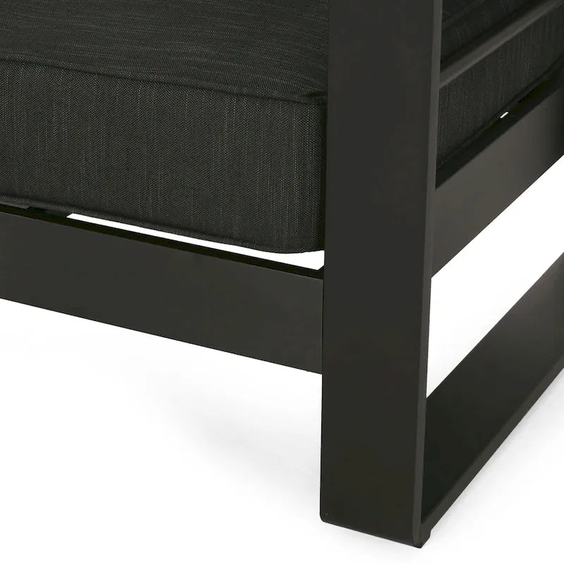 Fauteuils de club en aluminium Maya Bay (lot de 2) par Christopher Knight Home