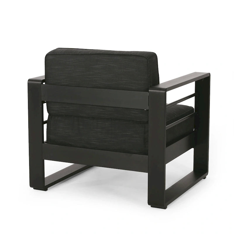 Fauteuils de club en aluminium Maya Bay (lot de 2) par Christopher Knight Home