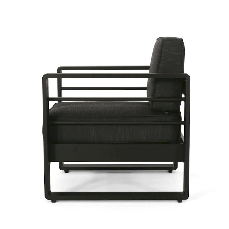 Fauteuils de club en aluminium Maya Bay (lot de 2) par Christopher Knight Home