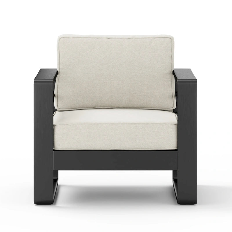 Fauteuils de club en aluminium Maya Bay (lot de 2) par Christopher Knight Home