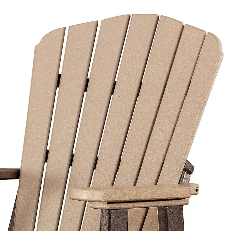 OS Home & Office Fauteuil à bascule à dossier ajouré Balcony Glider Cèdre, Tudor Brown