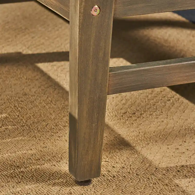 Ensemble de canapé d'angle 9 places en bois d'acacia Perla par Christopher Knight Home