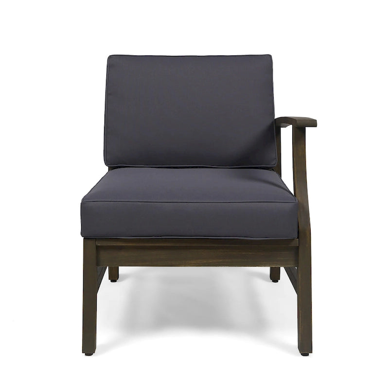 Ensemble de canapé d'angle 9 places en bois d'acacia Perla par Christopher Knight Home