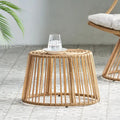 Table d'appoint d'extérieur en osier Caryl par Christopher Knight Home