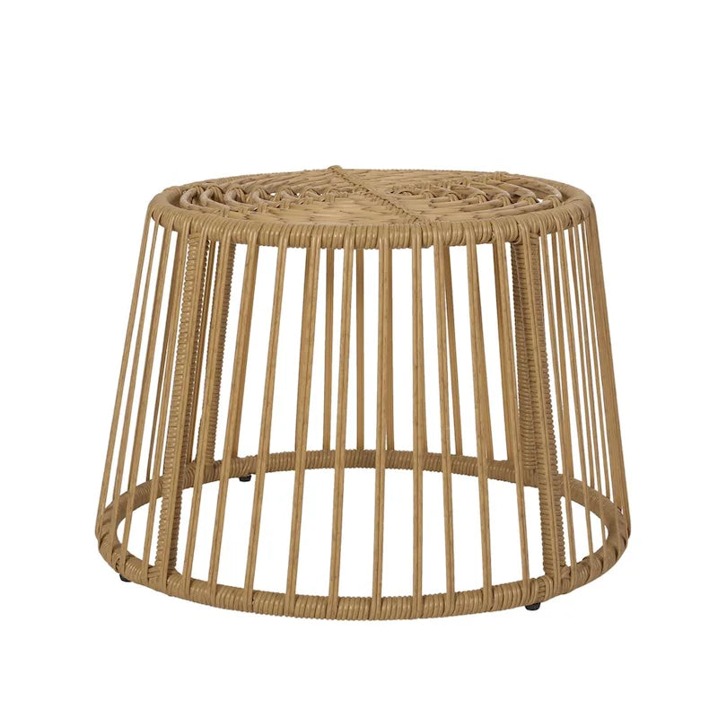 Table d'appoint d'extérieur en osier Caryl par Christopher Knight Home