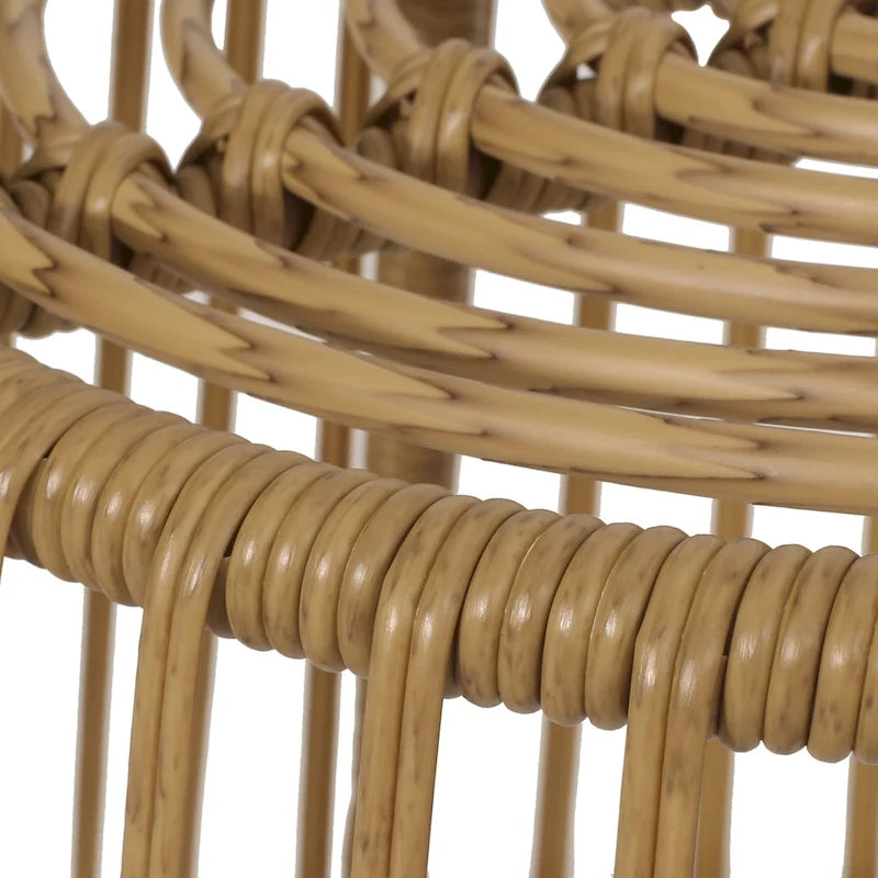 Table d'appoint d'extérieur en osier Caryl par Christopher Knight Home