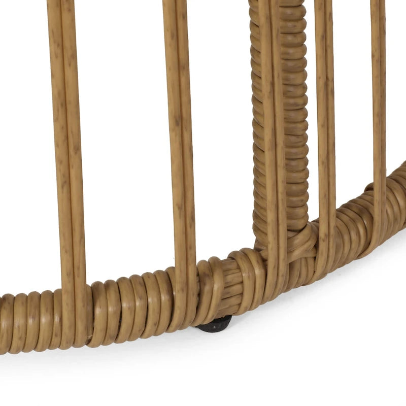 Table d'appoint d'extérieur en osier Caryl par Christopher Knight Home