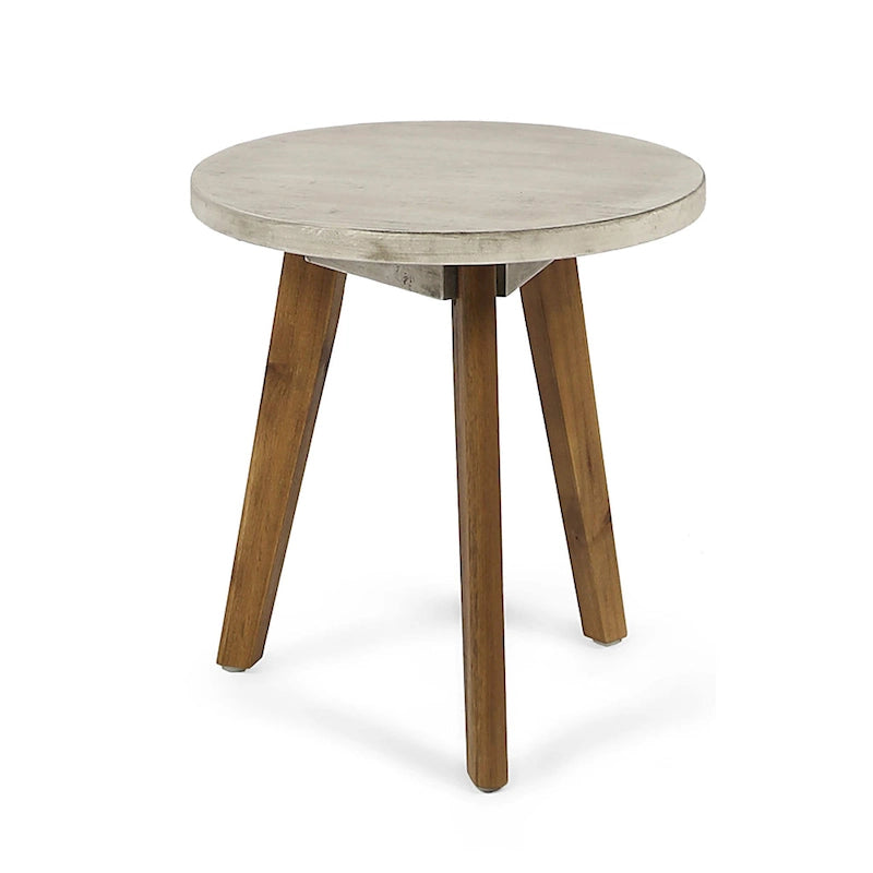 Christopher Knight Home Marina Table d'appoint d'extérieur en bois d'acacia style ferme