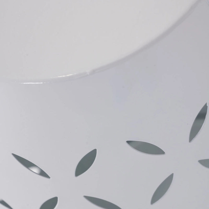 Table d'appoint ronde en fer Lilas intérieur/extérieur par Christopher Knight Home