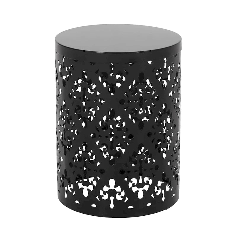 Table d'appoint d'extérieur en métal Mathena par Christopher Knight Home