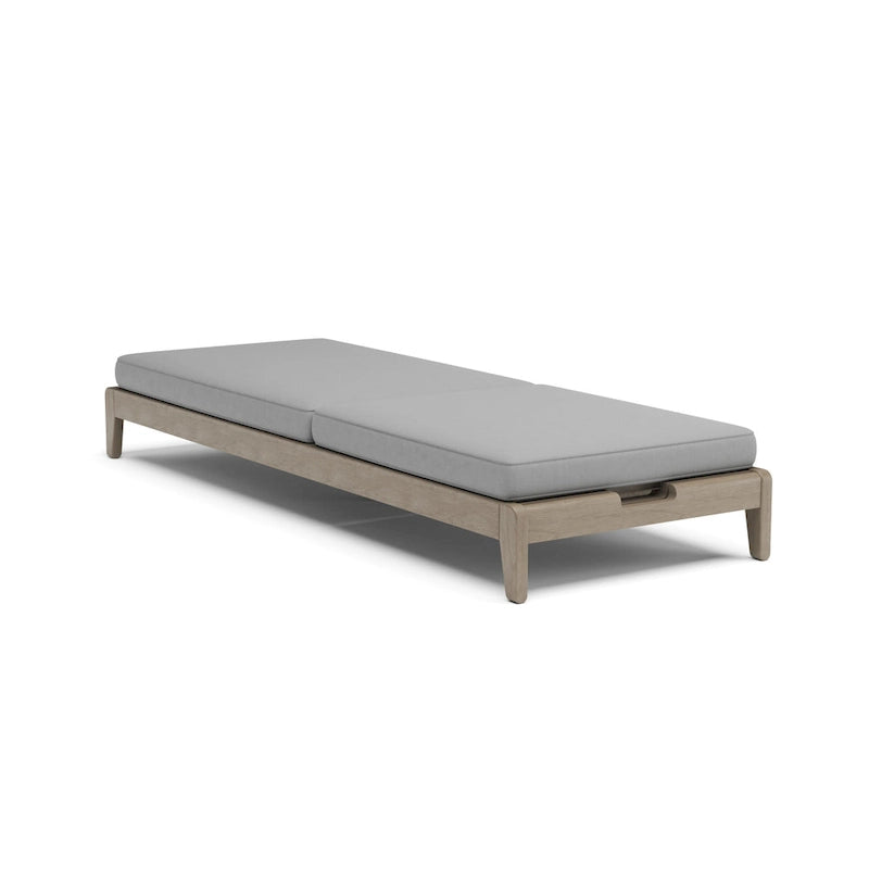 Homestyles Sustain Chaise longue d'extérieur en bois marron – 28 x 77 x 12
