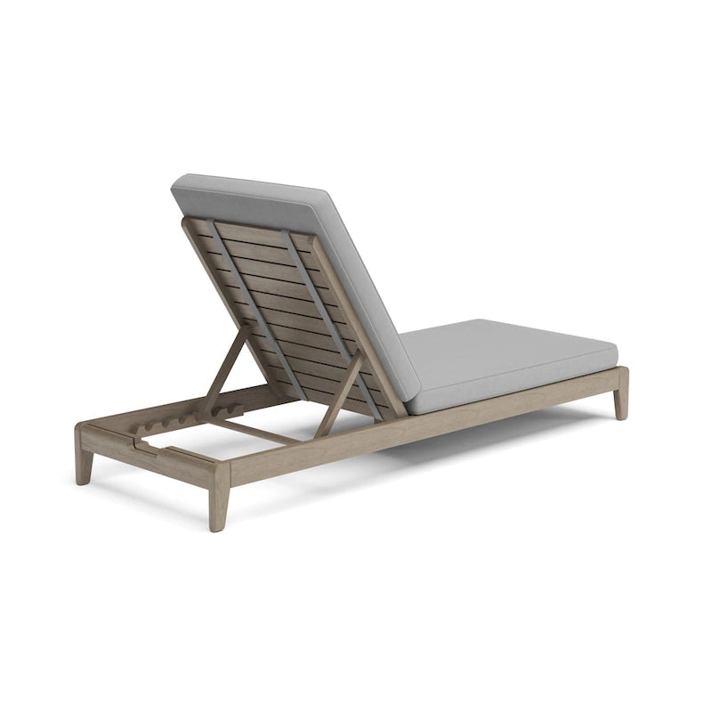 Homestyles Sustain Chaise longue d'extérieur en bois marron – 28 x 77 x 12