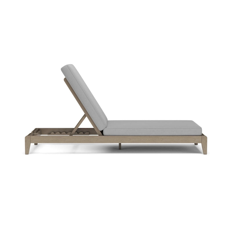 Homestyles Sustain Chaise longue d'extérieur en bois marron – 28 x 77 x 12