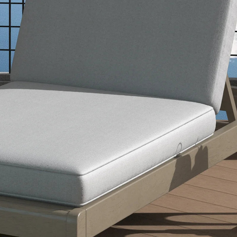 Homestyles Sustain Chaise longue d'extérieur en bois marron – 28 x 77 x 12