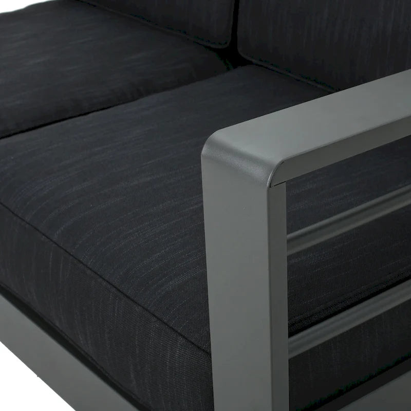 Collection de 10 pièces de jardin Cape Coral Aluminum par Christopher Knight Home