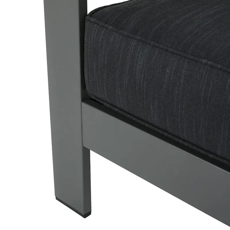 Collection de 10 pièces de jardin Cape Coral Aluminum par Christopher Knight Home
