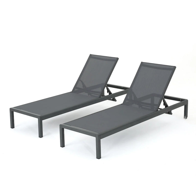 Collection de 10 pièces de jardin Cape Coral Aluminum par Christopher Knight Home
