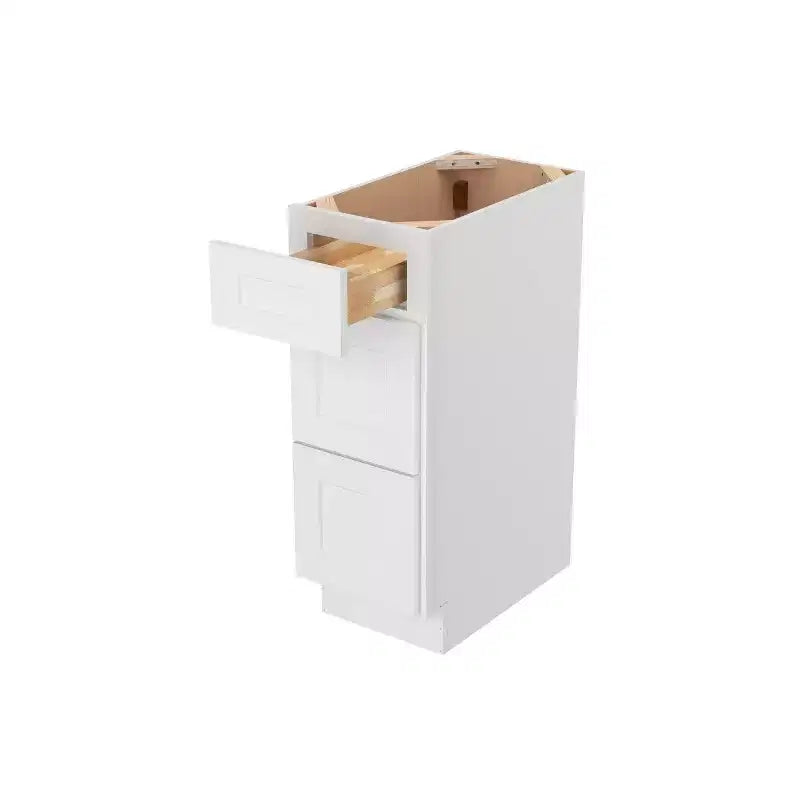 Meuble-lavabo de salle de bain à assembler soi-même, sans dessus, Shaker blanc