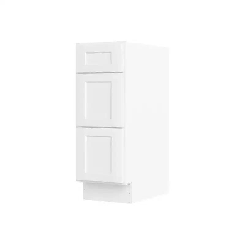 Meuble-lavabo de salle de bain à assembler soi-même, sans dessus, Shaker blanc