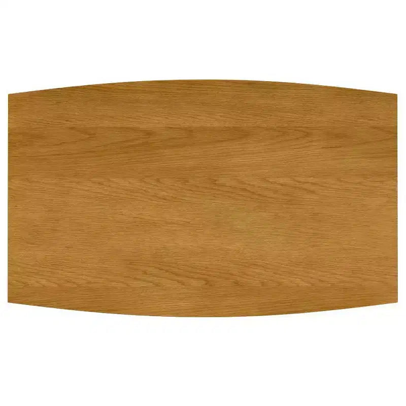 Table à manger rectangulaire du milieu du siècle en hévéa marron