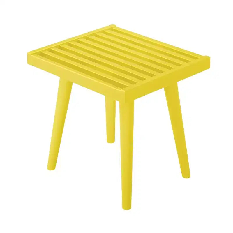 Banc d'entrée en bois massif du milieu du siècle, 48 cm