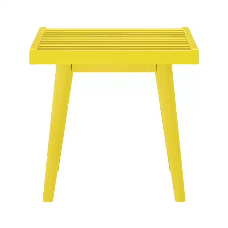 Banc d'entrée en bois massif du milieu du siècle, 48 cm