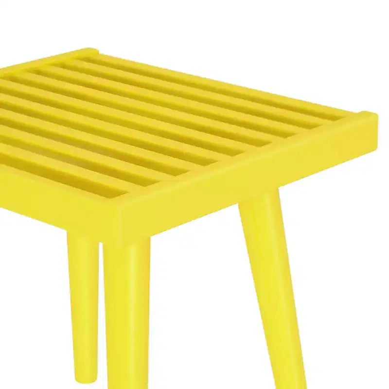Banc d'entrée en bois massif du milieu du siècle, 48 cm
