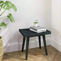 Banc d'entrée en bois massif du milieu du siècle, 48 cm