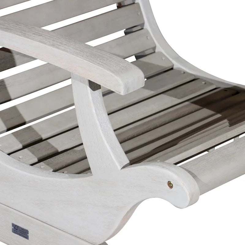 Chaise de plantation DTY Outdoor Living Aspen en eucalyptus