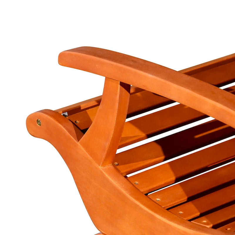 Chaise de plantation DTY Outdoor Living Aspen en eucalyptus