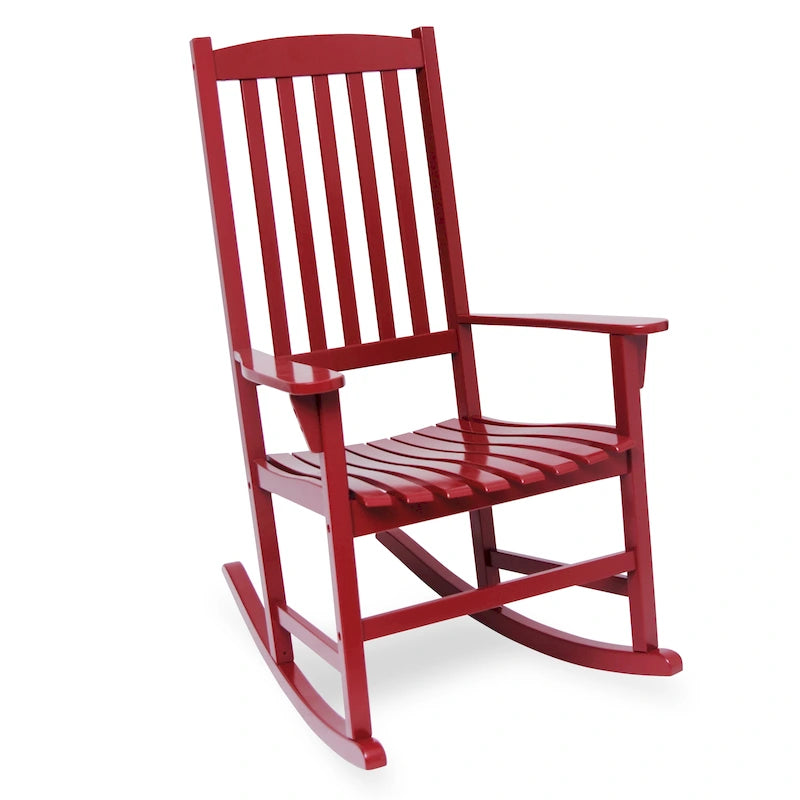 Fauteuil à bascule d'extérieur Cambridge Casual Austin - Rouge