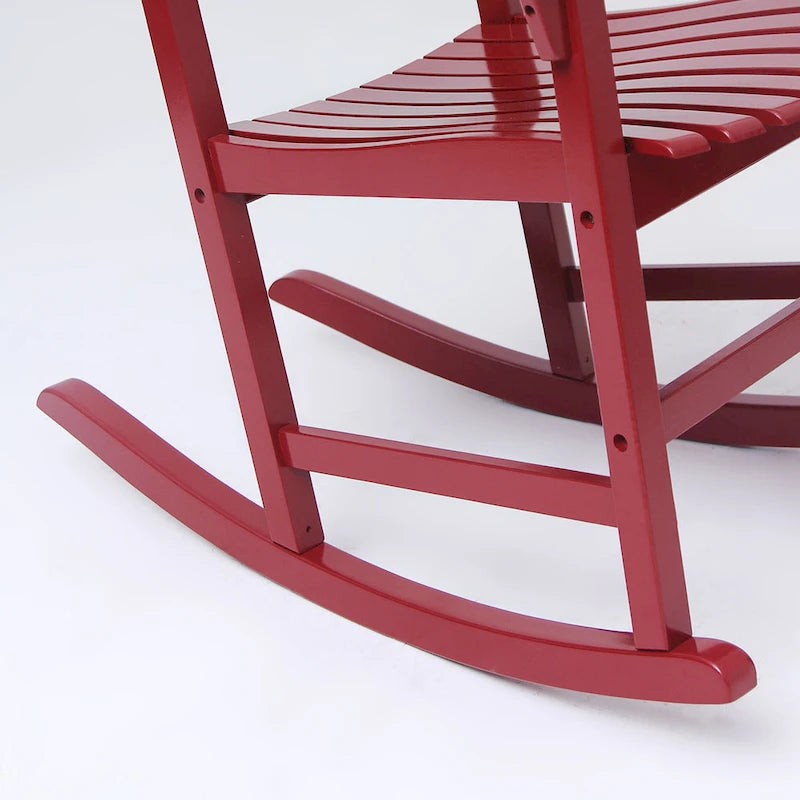 Fauteuil à bascule d'extérieur Cambridge Casual Austin - Rouge
