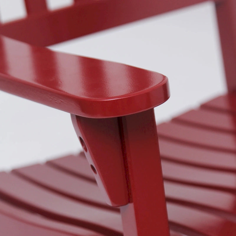 Fauteuil à bascule d'extérieur Cambridge Casual Austin - Rouge