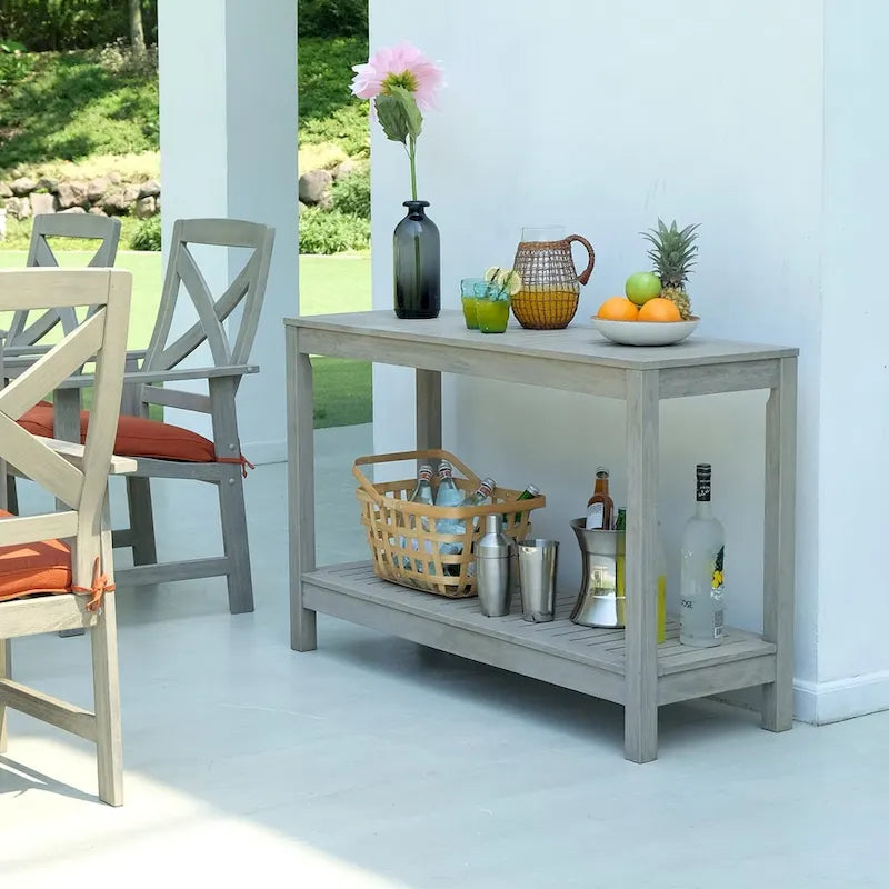 Cambridge Casual Lincoln Console de jardin - Gris patiné