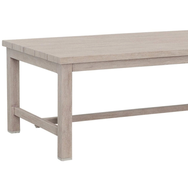 Table basse Bogra en aluminium, grise