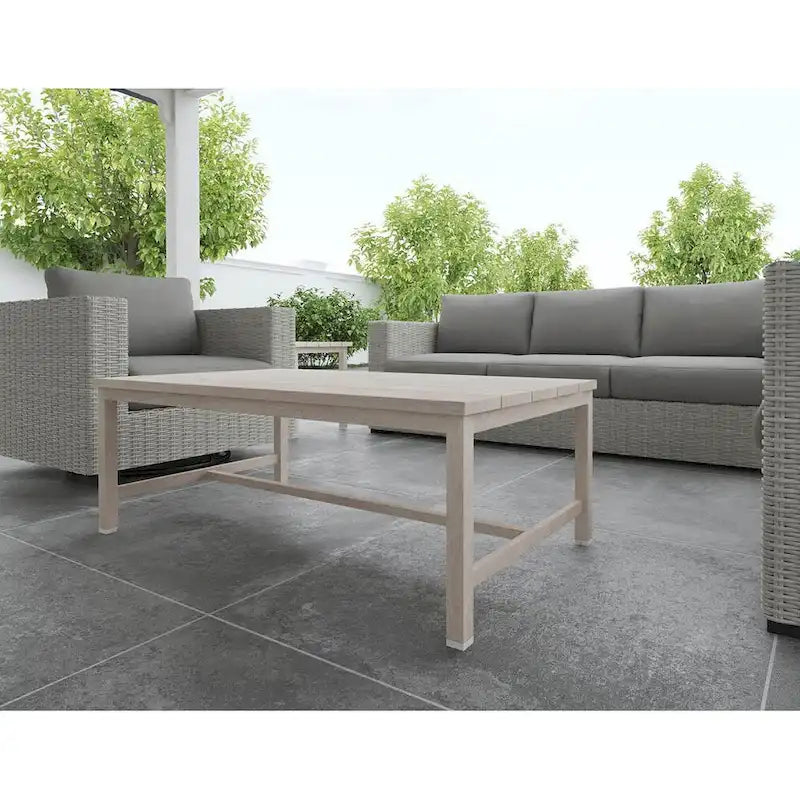 Table basse Bogra en aluminium, grise