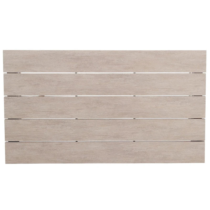 Table basse Bogra en aluminium, grise