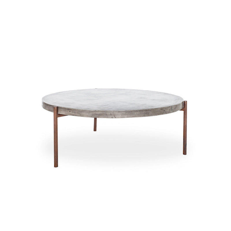 Aurelle Home Modern Concrete Outdoor Coffee Table