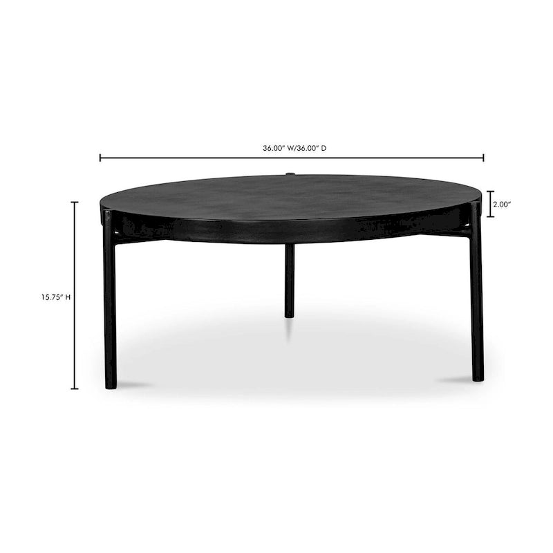 Table basse d'extérieur moderne en béton Aurelle Home